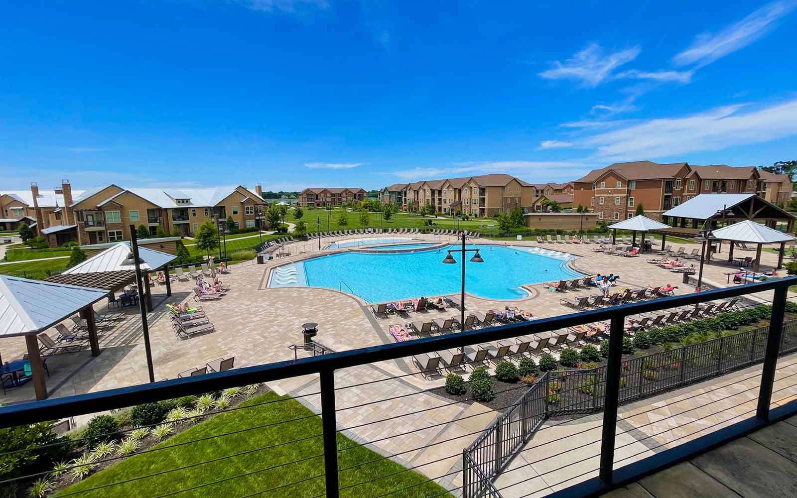 pool from balcony